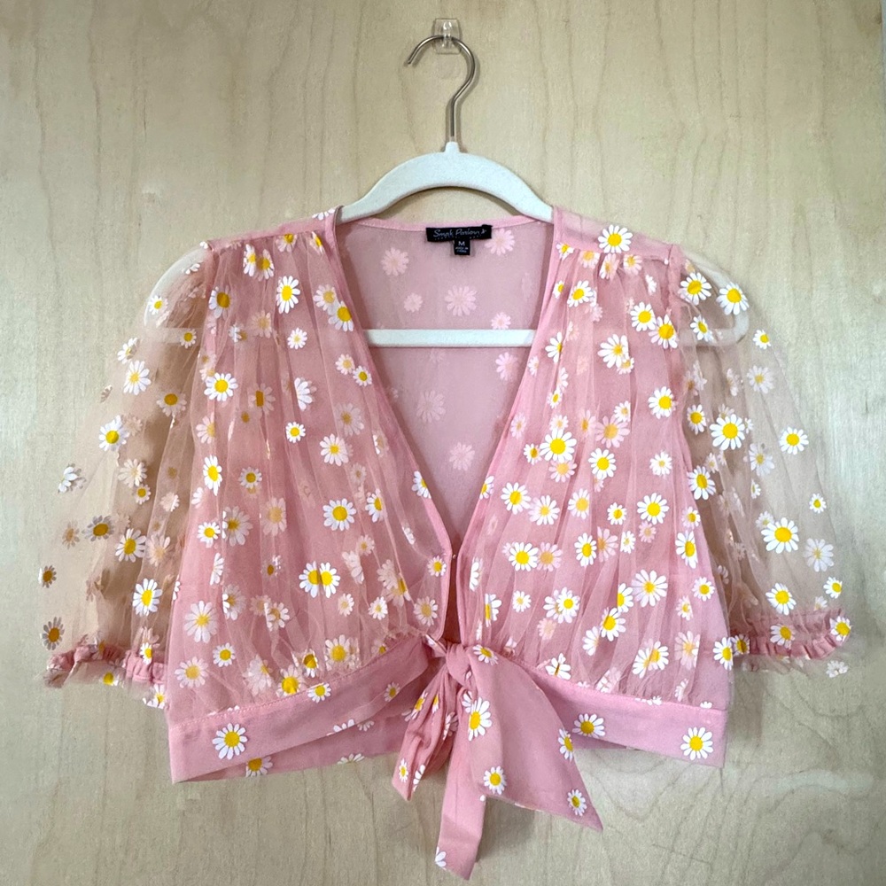 Smak Parlour Daisy Roller Queen Crop Top